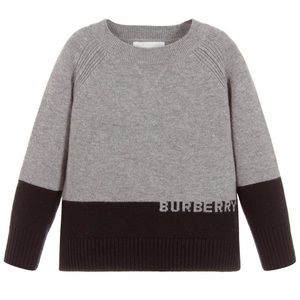 Burberry 100% Cashmere Sweater Boy 10Y NWT